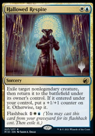 Hallowed Respite (Promo Pack) [Innistrad: Midnight Hunt Promos] | Enigma On Main