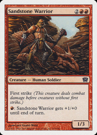 Sandstone Warrior [Ninth Edition] | Enigma On Main