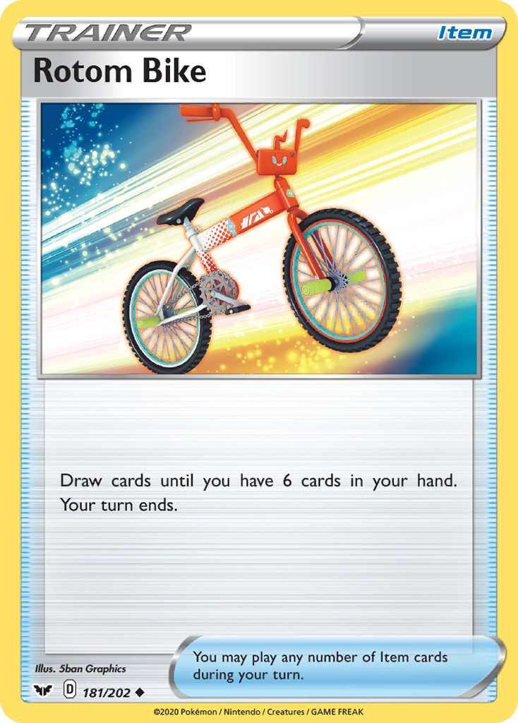 Rotom Bike (181/202) [Sword & Shield: Base Set] | Enigma On Main