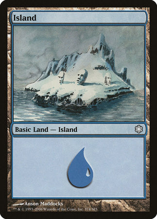 Island (374) [Coldsnap Theme Decks] | Enigma On Main