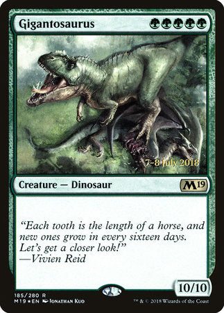 Gigantosaurus [Core Set 2019 Promos] | Enigma On Main