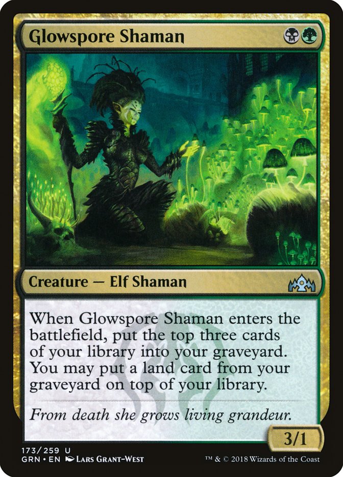 Glowspore Shaman [Guilds of Ravnica] | Enigma On Main