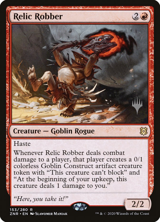 Relic Robber (Promo Pack) [Zendikar Rising Promos] | Enigma On Main