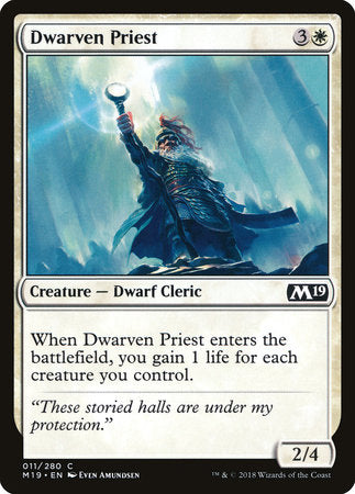 Dwarven Priest [Core Set 2019] | Enigma On Main