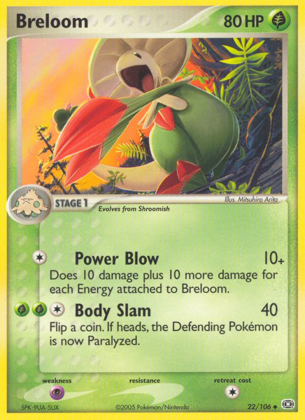 Breloom (22/106) [EX: Emerald] | Enigma On Main