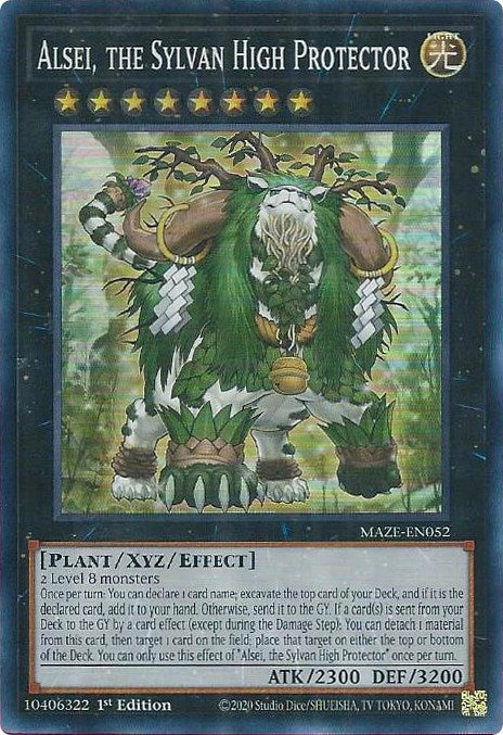 Alsei, the Sylvan High Protector [MAZE-EN052] Super Rare | Enigma On Main