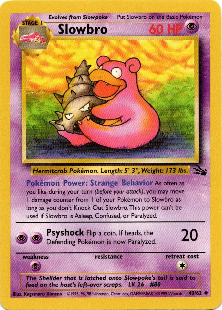 Slowbro (43/62) [Fossil Unlimited] | Enigma On Main