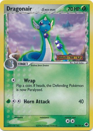 Dragonair (28/101) (Delta Species) (Stamped) [EX: Dragon Frontiers] | Enigma On Main