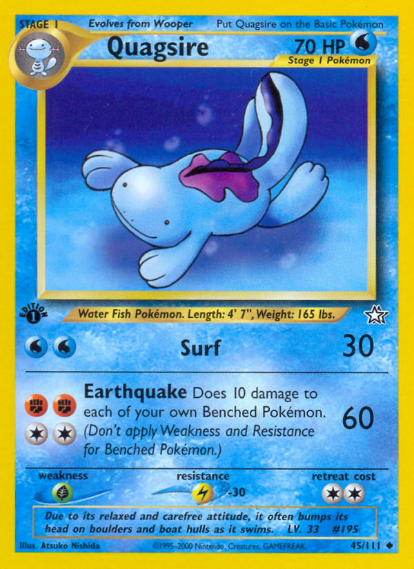 Quagsire (45/111) [Neo Genesis 1st Edition] | Enigma On Main