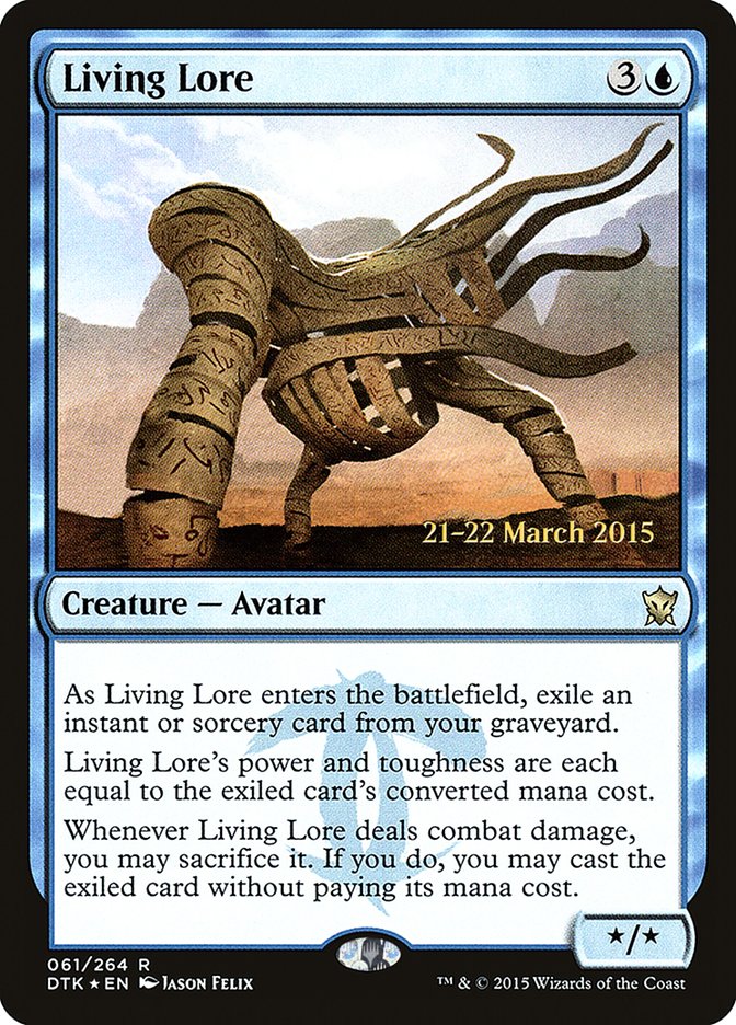 Living Lore  [Dragons of Tarkir Prerelease Promos] | Enigma On Main