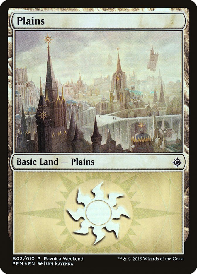 Plains (B03) [Ravnica Allegiance Guild Kit] | Enigma On Main