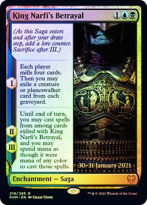 King Narfi's Betrayal [Kaldheim Prerelease Promos] | Enigma On Main