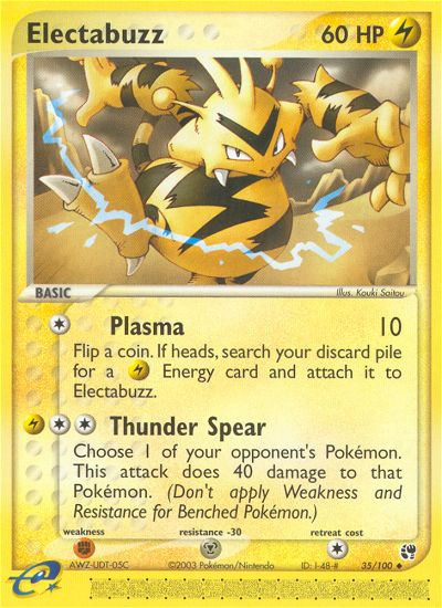 Electabuzz (35/100) [EX: Sandstorm] | Enigma On Main