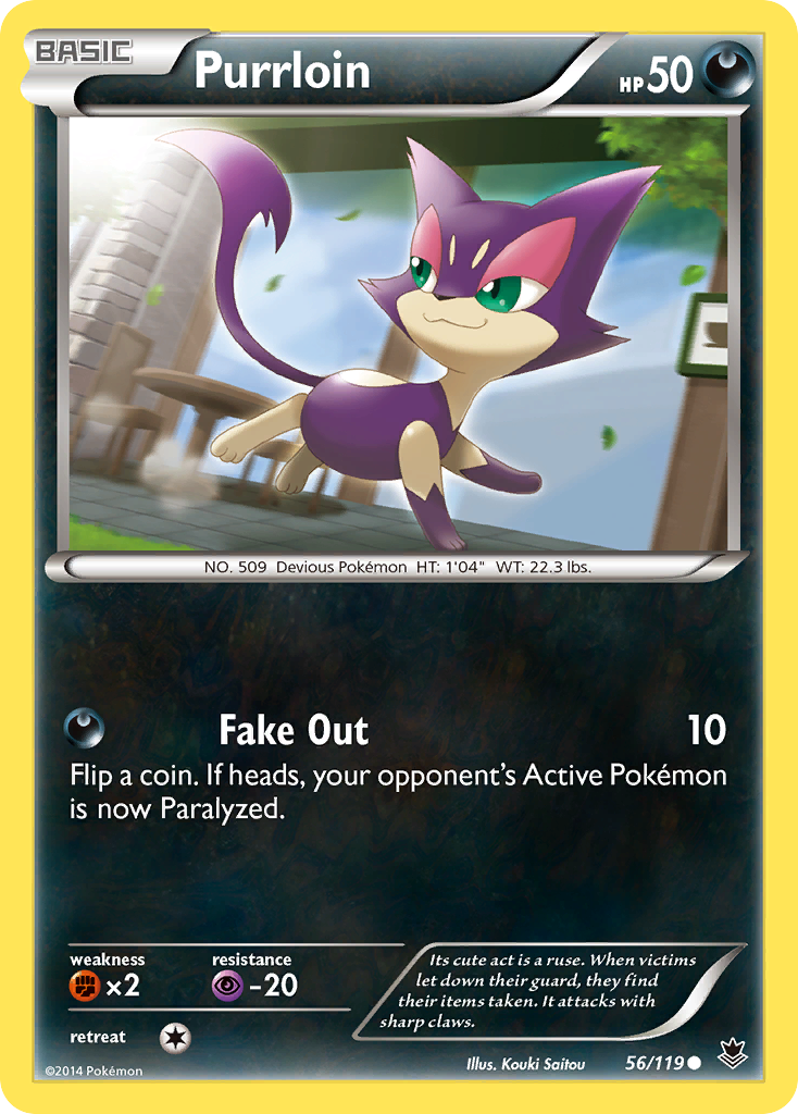 Purrloin (56/119) [XY: Phantom Forces] | Enigma On Main