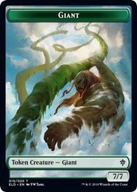 Giant // Food (17) Double-sided Token [Throne of Eldraine Tokens] | Enigma On Main