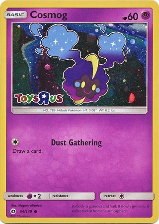 Cosmog (64/149) (Toys R Us Promo) [Sun & Moon: Base Set] | Enigma On Main