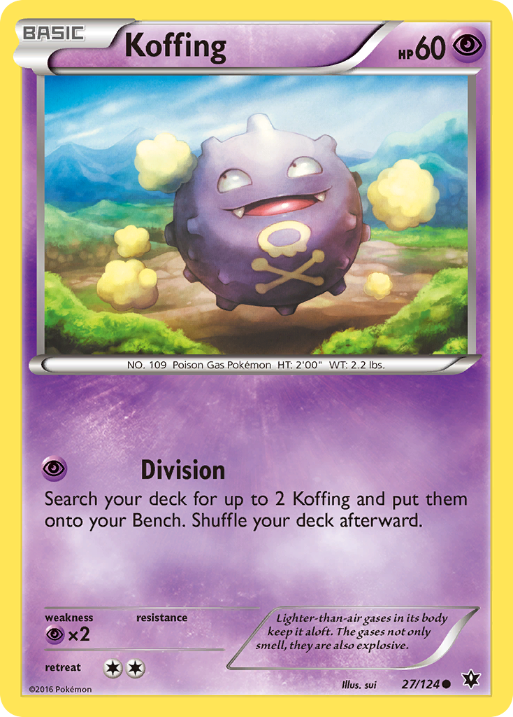 Koffing (27/124) [XY: Fates Collide] | Enigma On Main