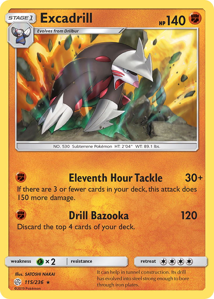 Excadrill (115/236) [Sun & Moon: Cosmic Eclipse] | Enigma On Main