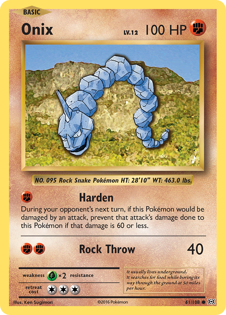 Onix (61/108) [XY: Evolutions] | Enigma On Main