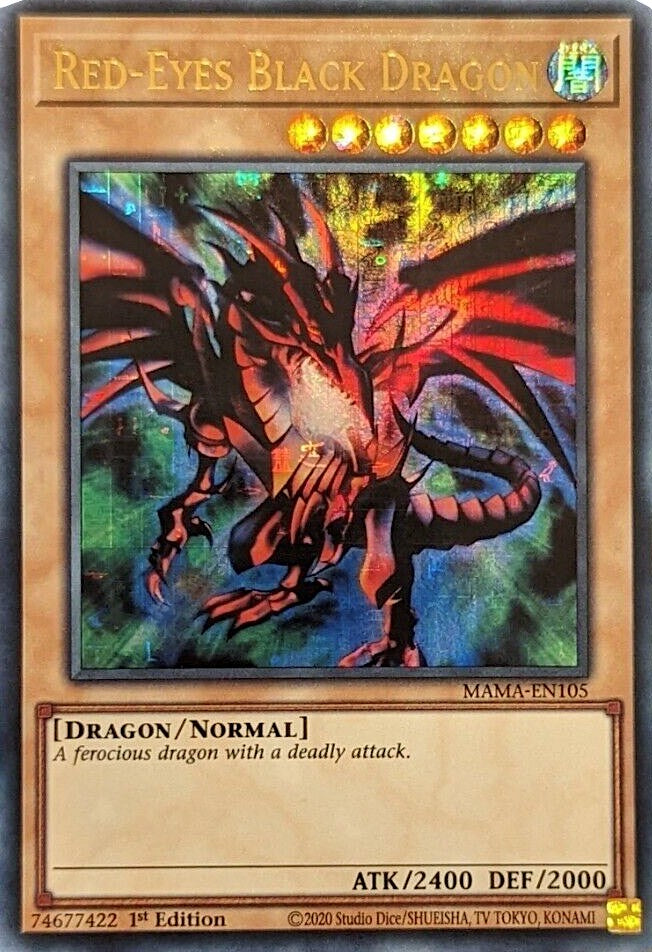 Red-Eyes Black Dragon [MAMA-EN105] Ultra Pharaoh's Rare | Enigma On Main