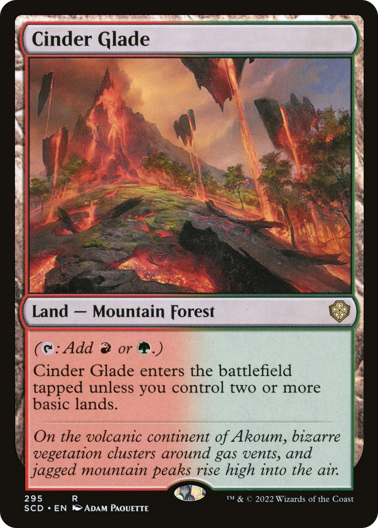 Cinder Glade [Starter Commander Decks] | Enigma On Main