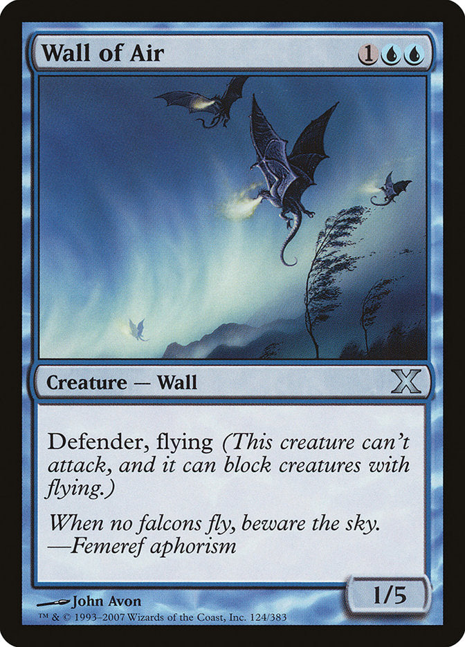 Wall of Air [Tenth Edition] | Enigma On Main