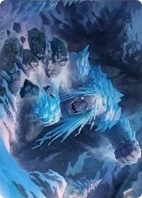 Icehide Troll Art Card [Kaldheim: Art Series] | Enigma On Main