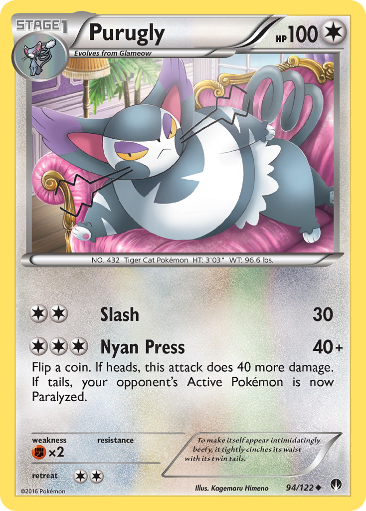 Purugly (94/122) [XY: BREAKpoint] | Enigma On Main