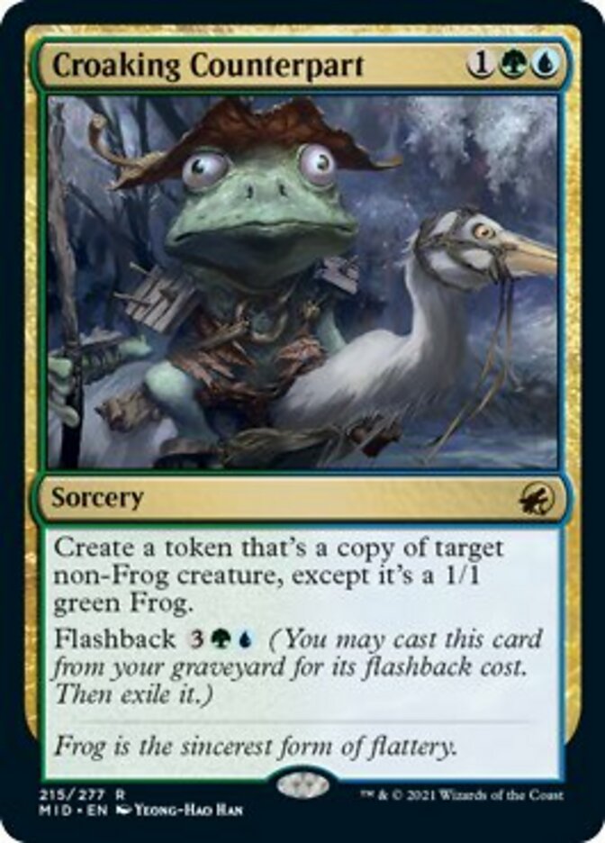 Croaking Counterpart [Innistrad: Midnight Hunt] | Enigma On Main