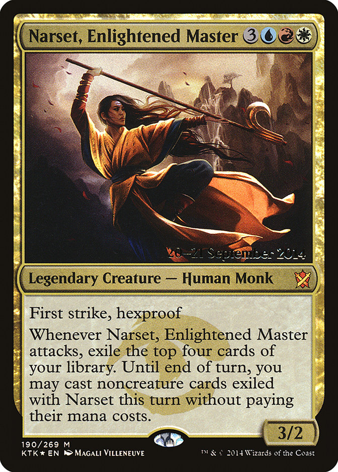 Narset, Enlightened Master  [Khans of Tarkir Prerelease Promos] | Enigma On Main