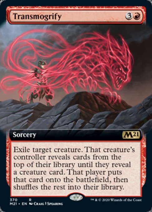 Transmogrify (Extended Art) [Core Set 2021] | Enigma On Main