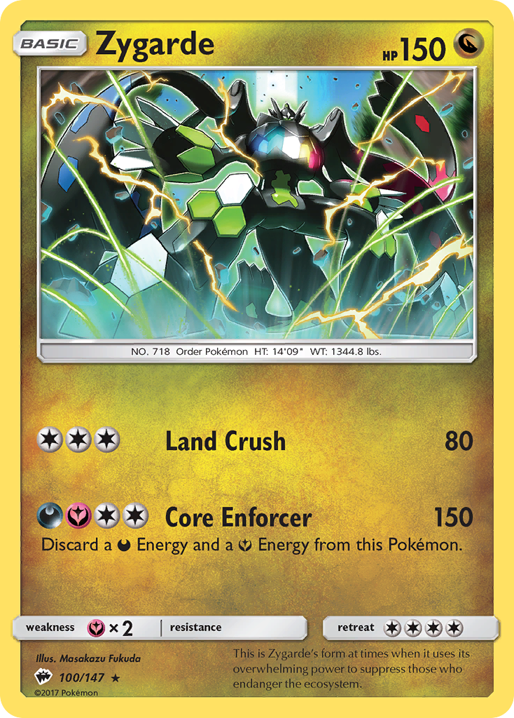 Zygarde (100/147) [Sun & Moon: Burning Shadows] | Enigma On Main