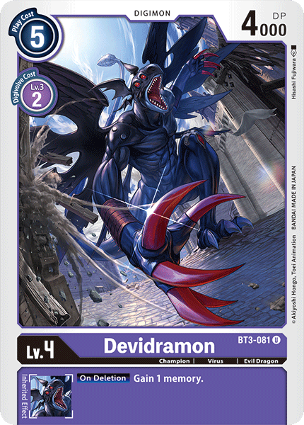 Devidramon [BT3-081] [Release Special Booster Ver.1.0] | Enigma On Main