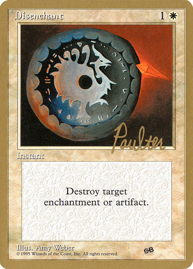 Disenchant (Preston Poulter) (SB) [Pro Tour Collector Set] | Enigma On Main