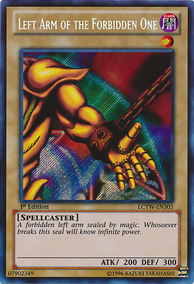 Left Arm of the Forbidden One [LCYW-EN305] Secret Rare | Enigma On Main