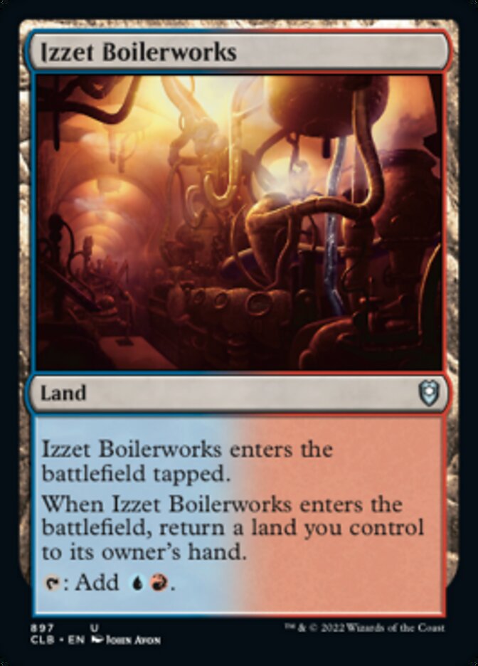 Izzet Boilerworks [Commander Legends: Battle for Baldur's Gate] | Enigma On Main