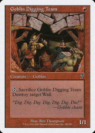 Goblin Digging Team [Seventh Edition] | Enigma On Main