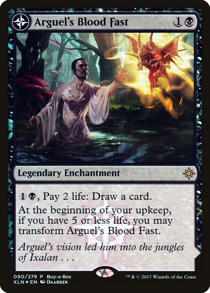 Arguel's Blood Fast // Temple of Aclazotz (Buy-A-Box) [Ixalan Treasure Chest] | Enigma On Main