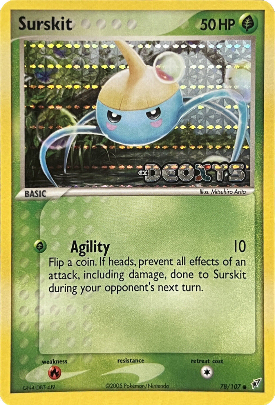 Surskit (78/107) (Stamped) [EX: Deoxys] | Enigma On Main