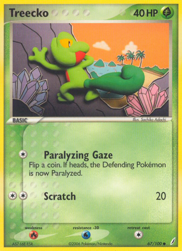 Treecko (67/100) [EX: Crystal Guardians] | Enigma On Main