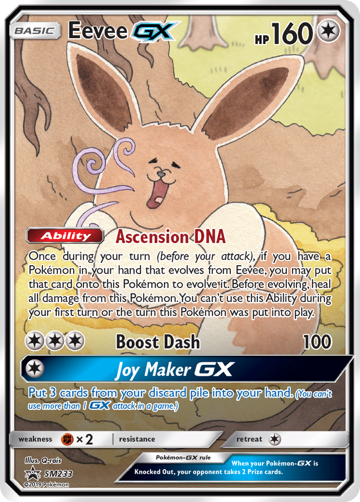 Eevee GX (SM233) [Sun & Moon: Black Star Promos] | Enigma On Main