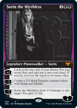 Sorin the Mirthless [Innistrad: Double Feature] | Enigma On Main