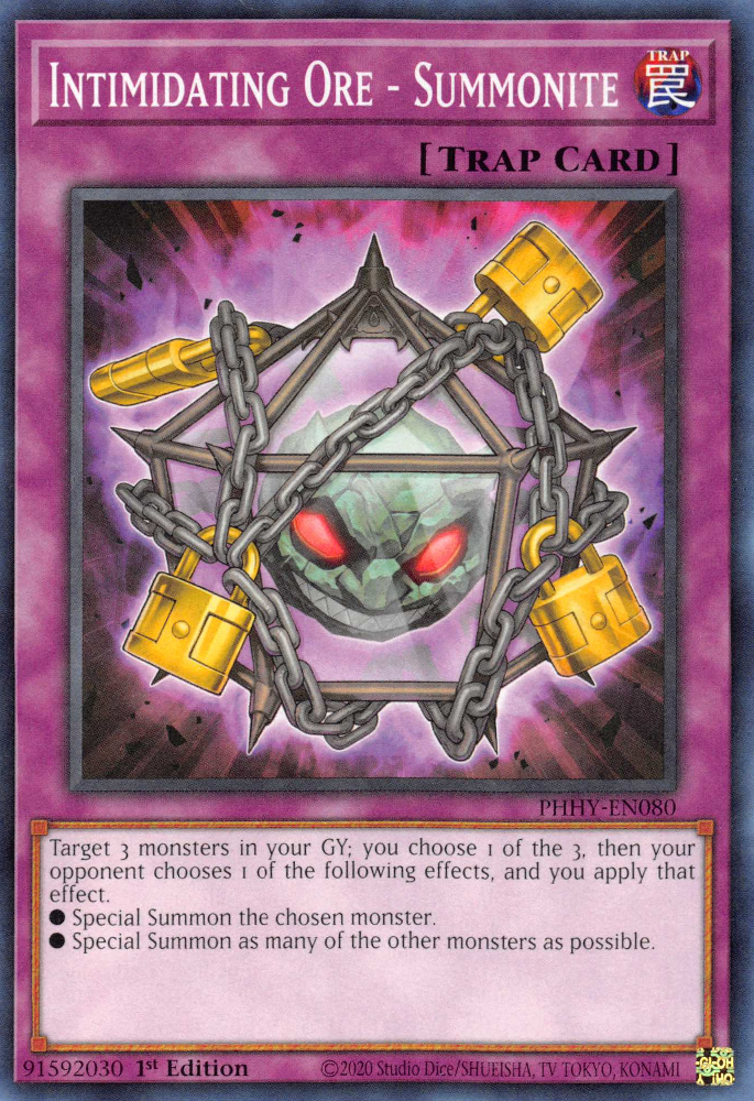 Intimidating Ore - Summonite [PHHY-EN080] Common | Enigma On Main
