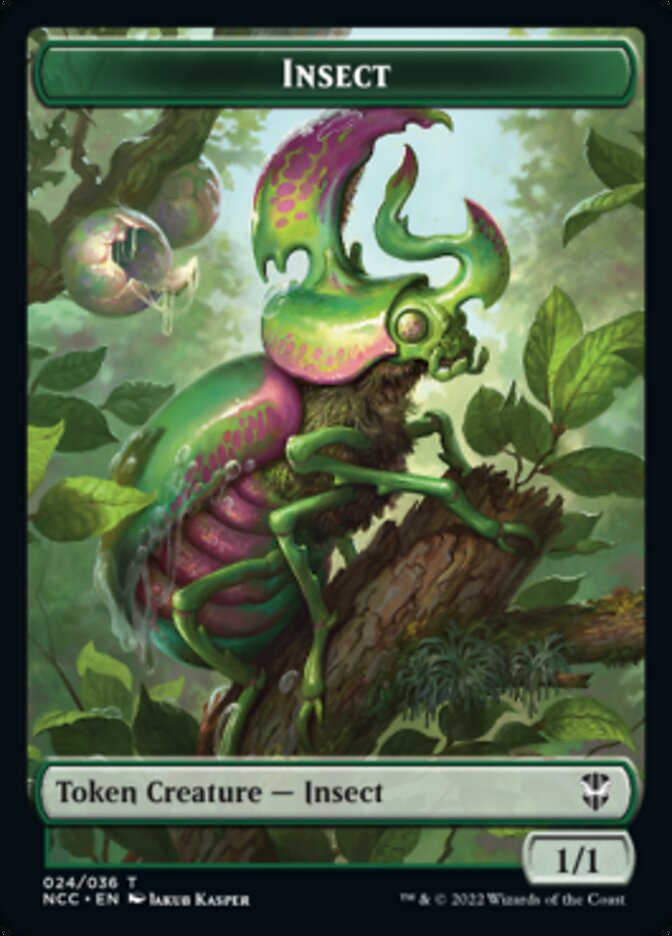 Ogre // Insect Double-sided Token [Streets of New Capenna Commander Tokens] | Enigma On Main