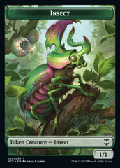 Ogre // Insect Double-sided Token [Streets of New Capenna Commander Tokens] | Enigma On Main