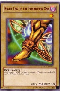 Right Leg of the Forbidden One (Red) [Duelist League Promo] [DL11-EN002] | Enigma On Main