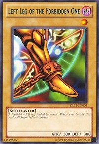 Left Leg of the Forbidden One (Blue) [Duelist League Promo] [DL11-EN003] | Enigma On Main