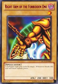 Right Arm of the Forbidden One (Red) [Duelist League Promo] [DL11-EN004] | Enigma On Main