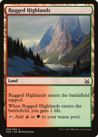 Rugged Highlands [Duel Decks: Mind vs. Might] | Enigma On Main