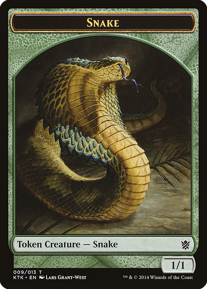 Snake [Khans of Tarkir Tokens] | Enigma On Main